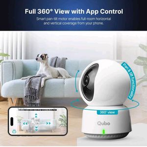 Qubo Smart 360° 3MP [2K] Wi-Fi Camera @ 1299/-