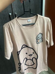 Cute Dinosaur Graphic Tee - XS