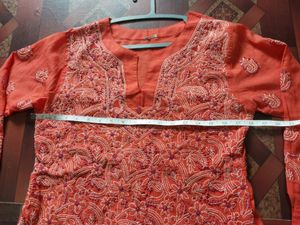 Qaseedakari Work Kurti