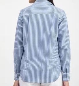 Korean blue Line Shirt