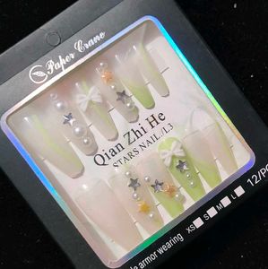 Aesthetic handmade stick-on Nails