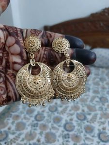 Gold Statement Earrings