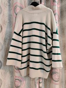 H&amp;M Striped V-Neck Sweater