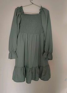 Sage Green Smocked Dress☘️☘️