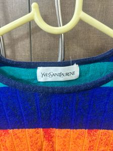 Multicolor Cute Pinterestery Crop Top