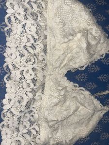 White Sexy Lacy Bralette Top
