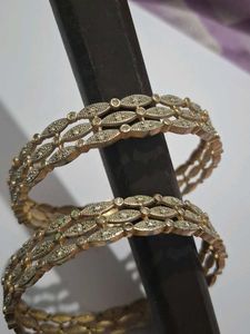 Elegant Silver-Tone Bangle Bracelet