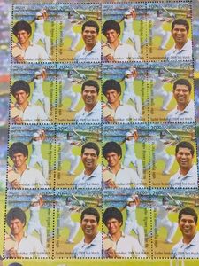 Sachin Tendulkar 200th Full Stamp Sheet