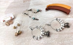 Earring & Hair Clip Bundle