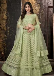 Elegant Green Lehenga Choli