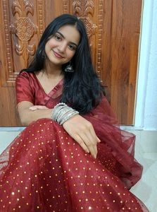 Maroon Lehenga Choli (: