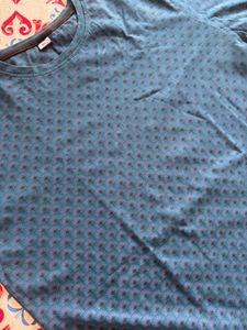 Blue Patterned T-Shirt