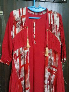 Rayon Long Straight Stylish Kurti