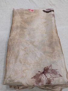 Elegant Printed Peacock feather Saree