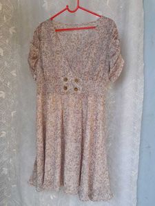 Sweet Korean Floral Dress