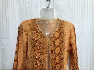 Yellow Long Sleeve Printed Vest