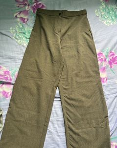 straight Leg Olive Pants