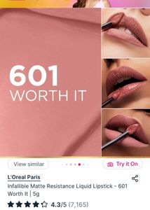 L&#39;Oreal Paris Infallible matte Lipstick