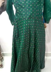 Elegant Green Ethnic Gown