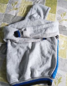 Blue Quilted Kids' Jacket