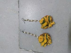 Combo Hair Band And Pair Of Maang Tikka