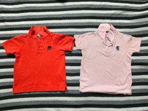 Boys Polo Shirts -Set of 2 for 5 to 6 yrs old