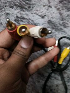 Av Cable And Free Lan Wire