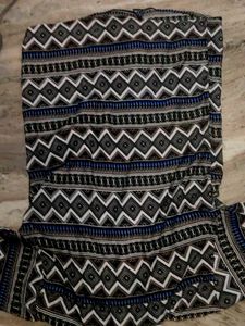 Patterned Short Sleeve Button-Down