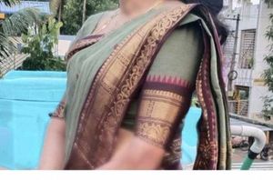 Elegant Green Saree