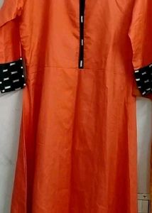 Orange Kurta,wore once