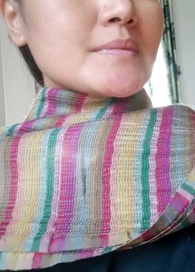 Multi Colors Woven Stole
