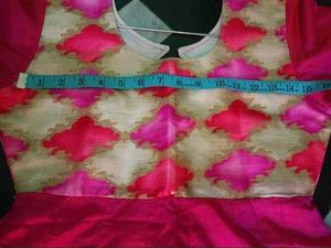 Pink Anarkali Dress with Floral Detail