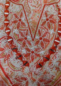 Paisley Print Embellished Kurti