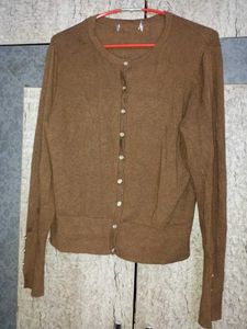 Brown Stylish Cardigan