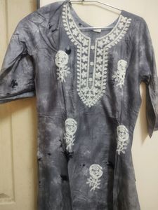 New Kurti Chikankari Work M size