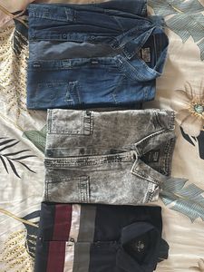 Men&#39;s Shirts Combo Of 3 Branded