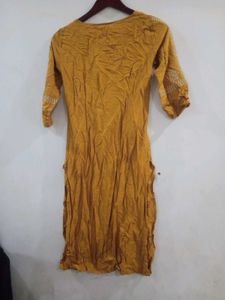 Mustard Kurta