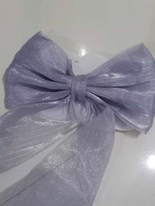 Silver Shimmer Bow (Levender)