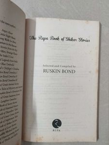 Ruskin Bond Rupa Book Of Shikar Stories