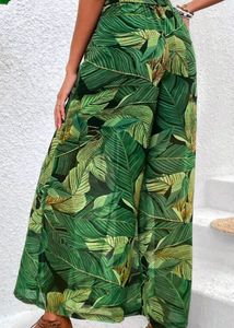 Printed Flared Pants