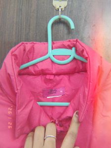 Pink Sleeveless Padded Vest🩷