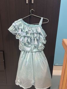 Girl's Ruffled Party Dress