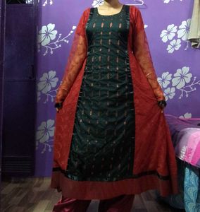 Frock With Dupatta