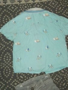 Boys Nautical Shirt &amp; Pants Set