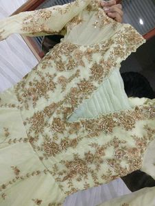 Elegant Embroidered Ethnic Gown