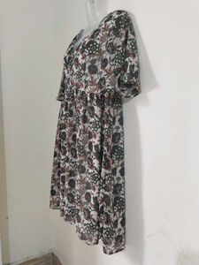 Floral Print Babydoll Dress