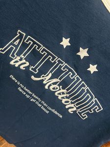 Blue Attitude Graphic Tee