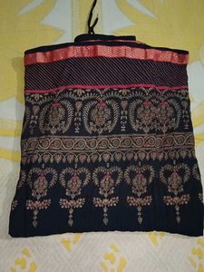 Elegant Black Ethnic Skirt