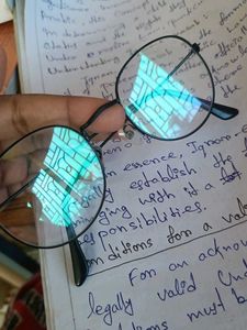 Round Black Frame Glasses