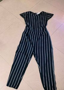Black & white Colour Jumpsuit